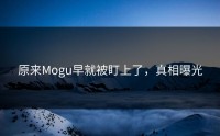 原来Mogu早就被盯上了，真相曝光