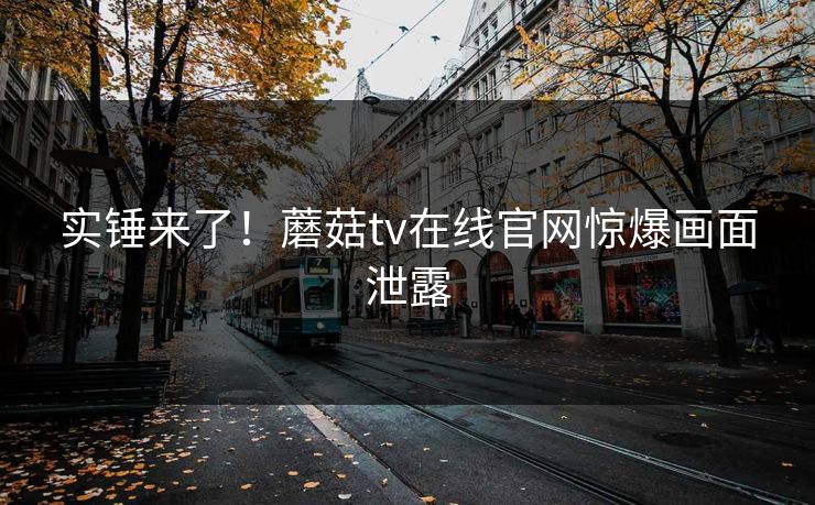 实锤来了！蘑菇tv在线官网惊爆画面泄露