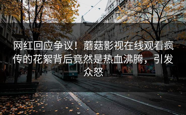网红回应争议！蘑菇影视在线观看疯传的花絮背后竟然是热血沸腾，引发众怒
